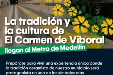 El Carmen de Viboral y su cerámica tendrán su propio vagón en el Metro de Medellín