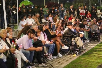 Marinilla celebra el encendido de los alumbrados navideños con música y tradición