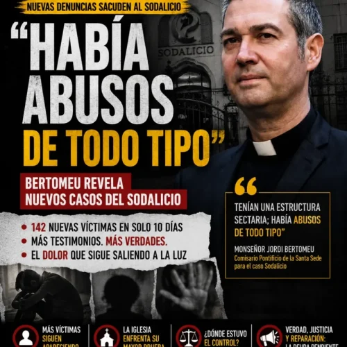 «HABÍA ABUSOS DE TODO TIPO»: BERTOMEU REVELA NUEVOS CASOS DEL SODALICIO