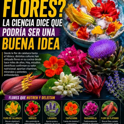 ¿COMER FLORES? LA CIENCIA DICE QUE PODRÍA SER UNA BUENA IDEA