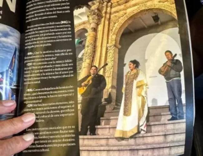 Carmencita Justiniano une el Oriente y el Occidente en su nueva producción “Le canto a mi Bolivia”