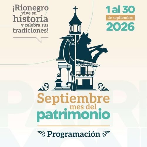 Más de 20 actividades llevarán el Patrimonio de Rionegro a distintos escenarios durante septiembre